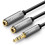 Câble répartiteur audio stéréo auxiliaire UGREEN 3,5 mm, 20 cm 1