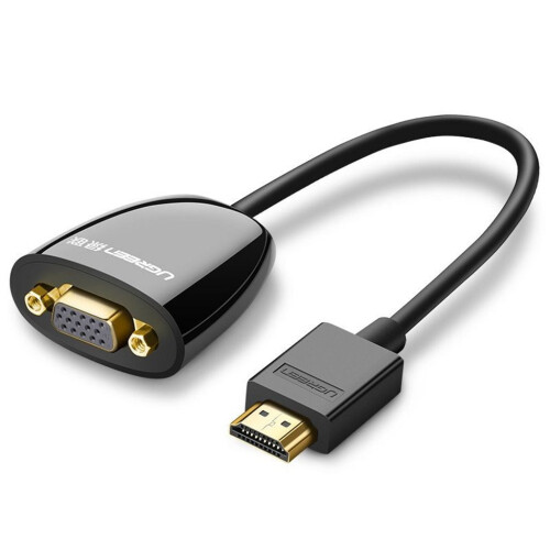 UGREEN HDMI han til VGA hun Adapter uden lyd - sort