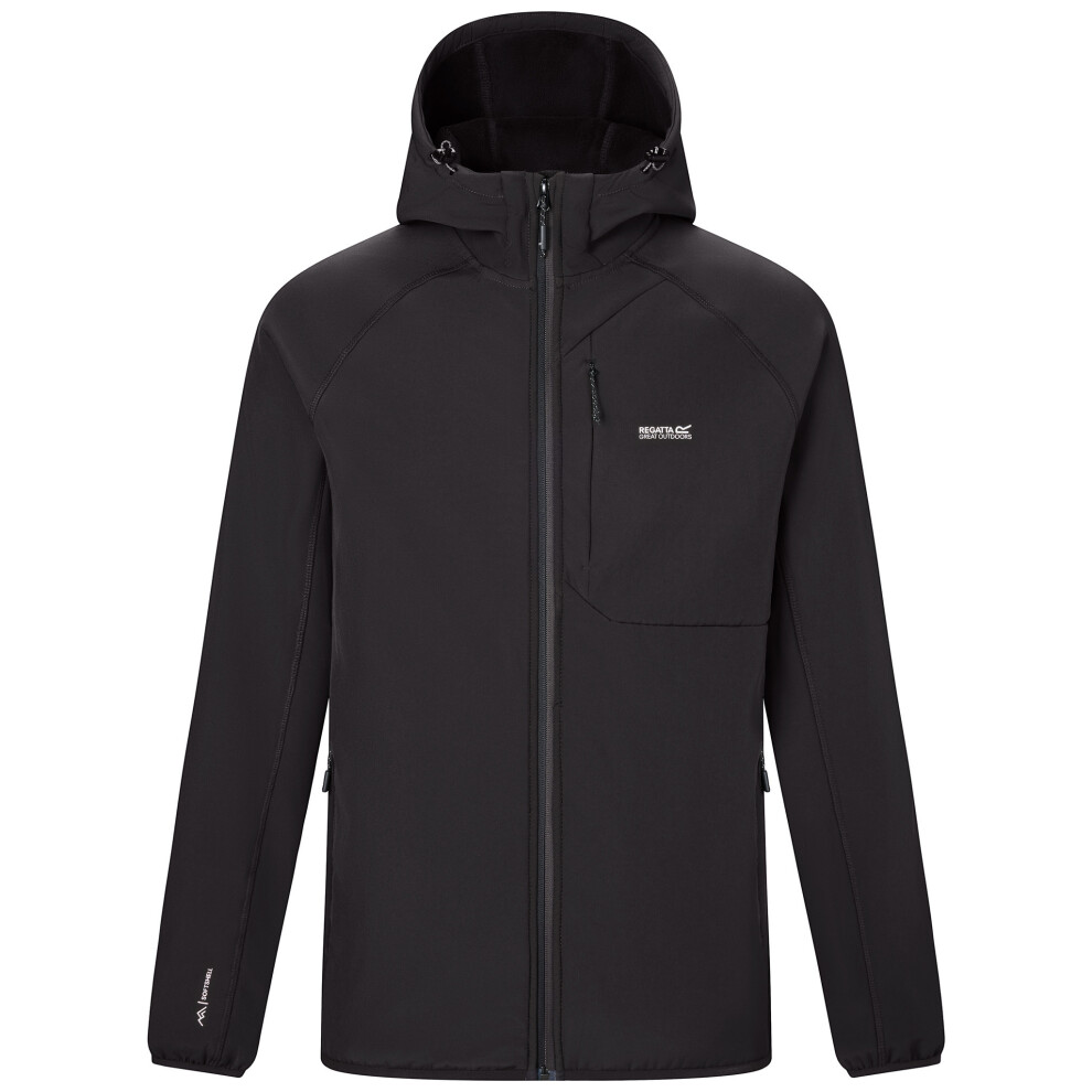 Regatta Men's Ossek Softshell Jacket - Black Extra Large - Image 2