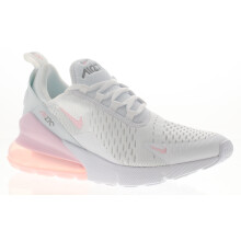 (White, 5.5 (Adults')) Nike Girls Trainers Air Max 270 Gs Lace Up white pink UK Size