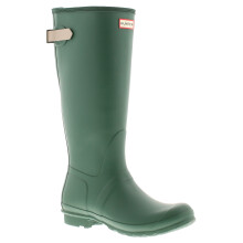 (Green, 4 (Adults')) Hunter Unisex Wellies Original Tall Adjust green UK Size