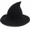 Halloween witch hat, ladies' witch hat, Halloween wool hat, black 1