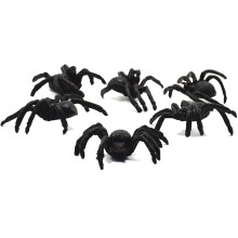 30-pack Halloween decorations, realistic spider toys, prank toys