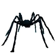 Halloween decoration, realistic large spider. Spooky Halloween outdoor decoration, black, 90cm.
