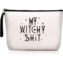Halloween "My Witch Supplies" Makeup Bag, Storage Bag, Halloween Gift
