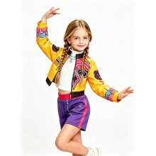 Halloween cosplay demon girl costume, role-playing costume set, children's size 130