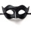 Black Halloween party mask 1