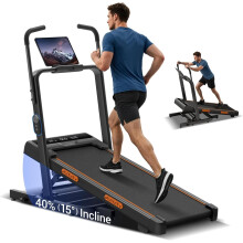 Manual Incline Foldable Walking Pad, 3.0 HP Treadmills for Home 40%