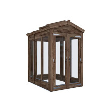 Wooden Greenhouse W1.2m x D1.8m / W4' x D6', Growzilla, Dunster House