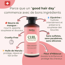 Hairliss Shop Leave-in Cream for Curly Hair 200ml