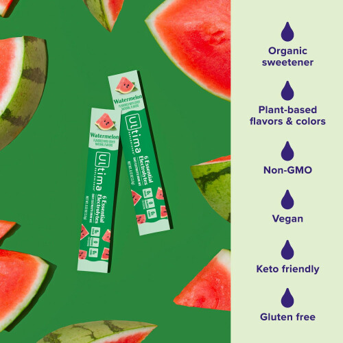 Ultima Replenisher Daily Electrolyte Watermelon 20 Stickpacks 2
