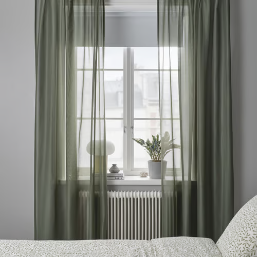 IKEA STENFRÖ Sheer Curtains 145x250 cm 1