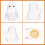 Halloween ghost pen holder, desktop decoration, Halloween gift, white 2