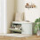 Elegant Ten Shoe Bench, with Top Seat - Green 3