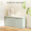 Elegant Ten Shoe Bench, with Top Seat - Green 6