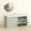 Elegant Ten Shoe Bench, with Top Seat - Green 5