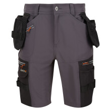 (42R, Iron/Black) Regatta Professional Mens Detachable Holster Pocket Shorts