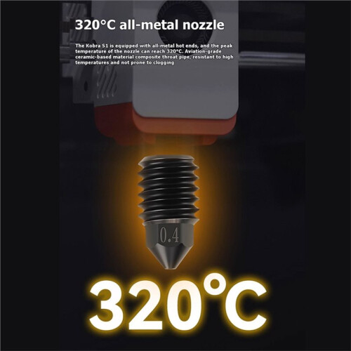 Upgraded Hotend for  Kobra S1/S1C Set Ceramic Hotend for 3D Printer Accessories B 1