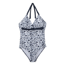 (24 UK, Navy/White) Regatta Womens/Ladies Flavia II Large Floral One Piece Swimsuit