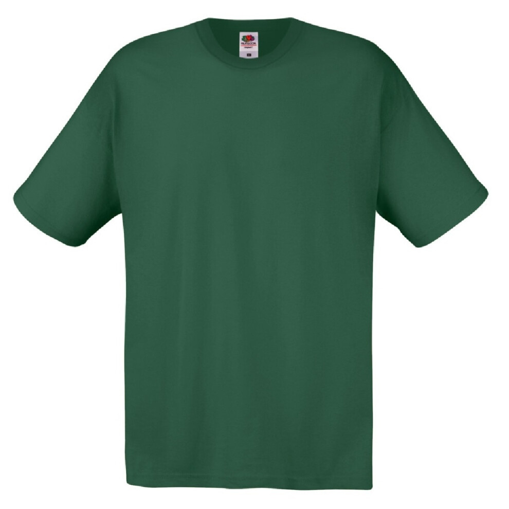 Fruit Of The Loom (2Xl, Bottle Green) Mens Original T-Shirt