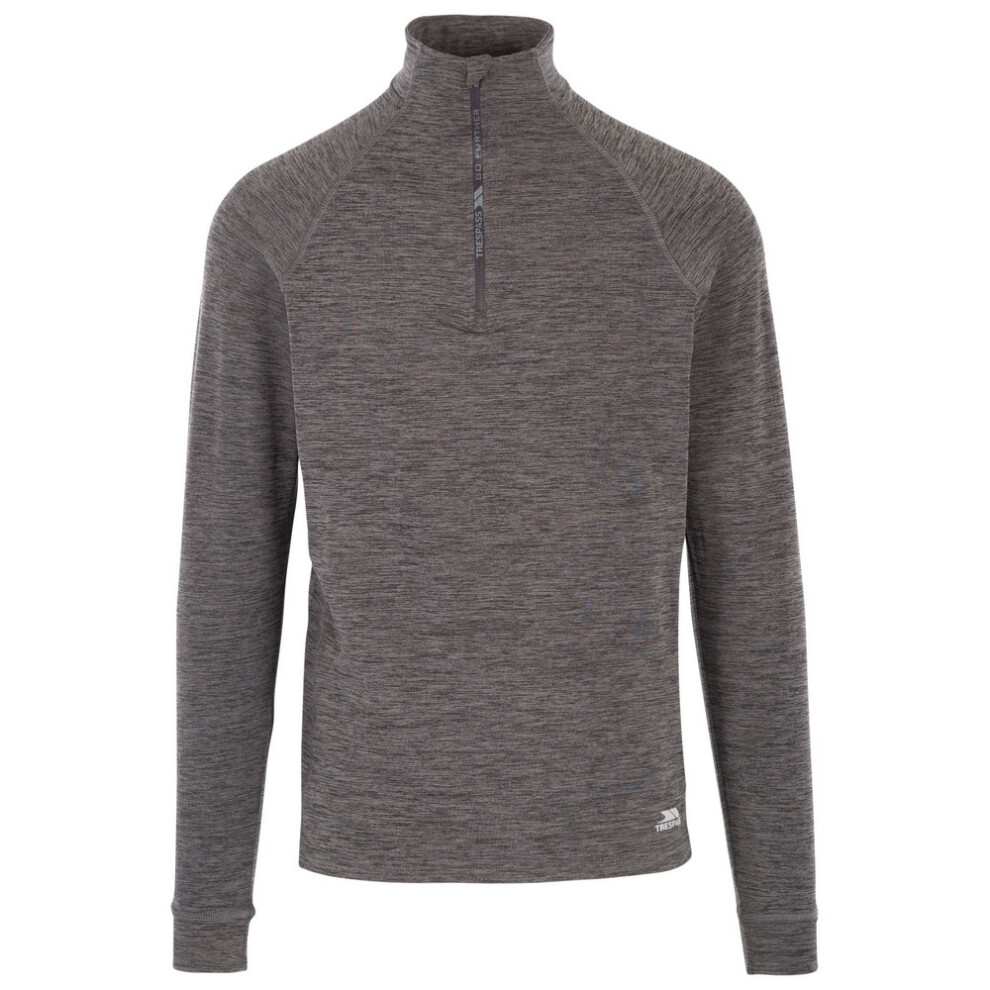 Trespass Men's Black Harold Half Zip Fleece Top In | : 3XL - Image 3