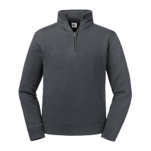 (XL, Convoy Grey) Russell Mens Authentic Quarter Zip Sweatshirt