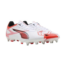 (10 UK, Puma White) Puma Mens Ultra Play Cleated Soft Ground Football Boots
