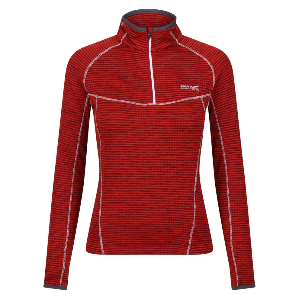 Regatta (12 Uk, Rumba Red) Womens/Ladies Yonder Raglan Long-Sleeved Sweatshirt