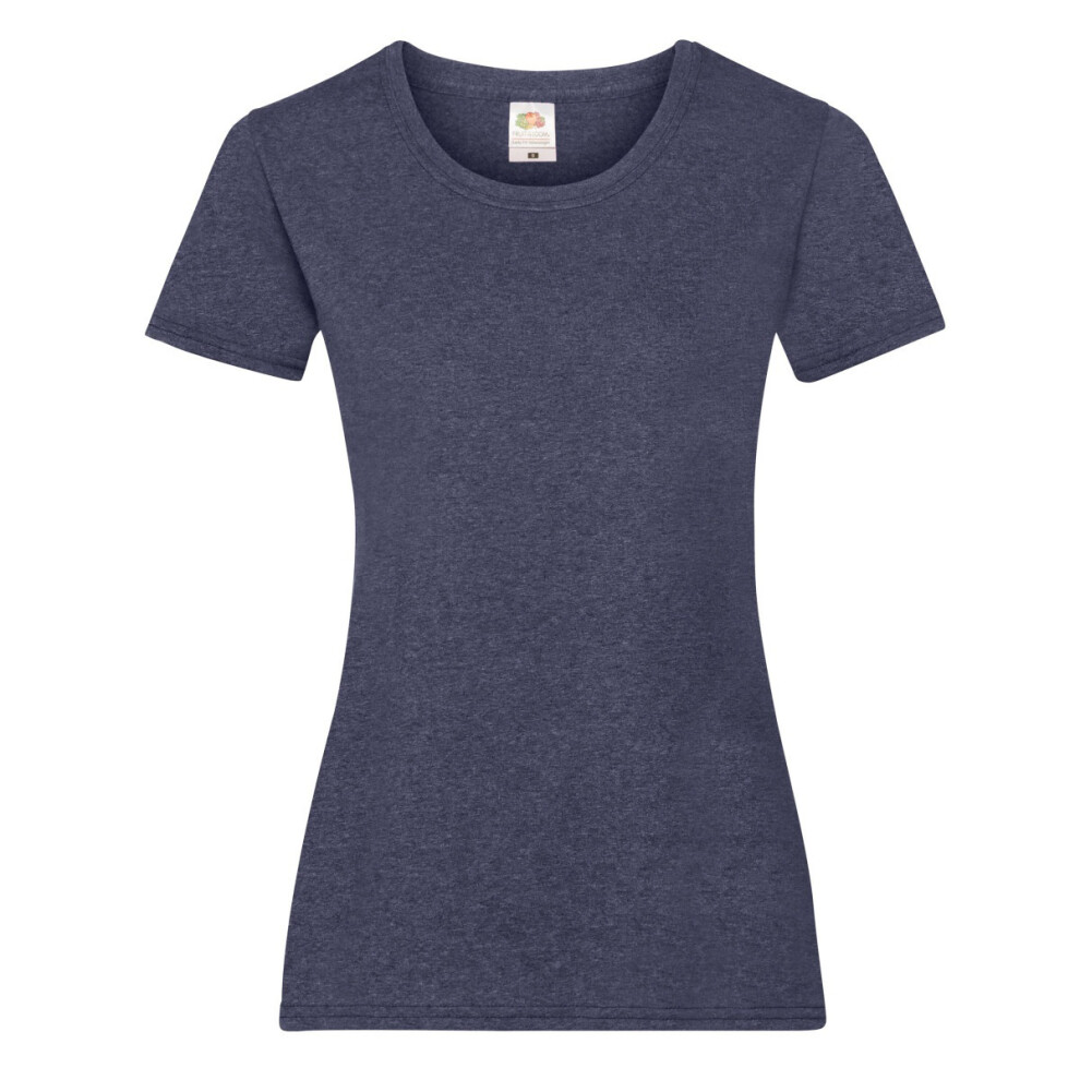 Fruit Of The Loom (2Xl, Vintage Heather Navy) Ladies/Womens Lady-Fit Valueweight Short Sleeve T-Shirt