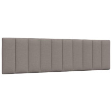 vidaXL Kopfteil-Kissen "Hanko" Taupe 180 cm Stoff
