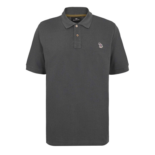 Paul Smith (M, Grey) Paul Smith Mens Zebra Regular Polo Shirt