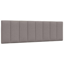 vidaXL Kopfteil-Kissen "Hanko" Taupe 160 cm Stoff