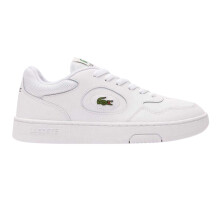 (3 UK, White) Lacoste Womens/Ladies Lineset Crocodile Leather Trainers
