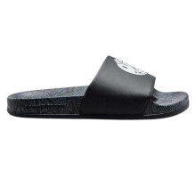 (7 UK, Black/White) Pretty Green Mens Paisley Sliders