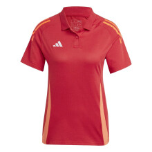 (10 UK, Team Power Red) Adidas Womens/Ladies Tiro 24 Short-Sleeved Polo Shirt