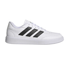 (8 UK, White) Adidas Mens Courtblock Flat Trainers