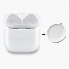 AirPods 4 -yhteensopiva latauskotelo langattomille kuulokkeille, USB-C-portti, kannettava latauslaatikko