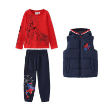 (5-6 Years, Blue/Red) Spider-Man Childrens/Kids Tracksuit (Pack of 3)