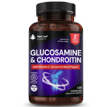 Glucosamine & Chondroitin + Vit C Turmeric & Black Pepper 120 Capsules