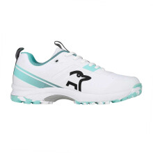 (4 UK, White/Blue) Kookaburra Childrens/Kids 4.0 Cricket Shoes