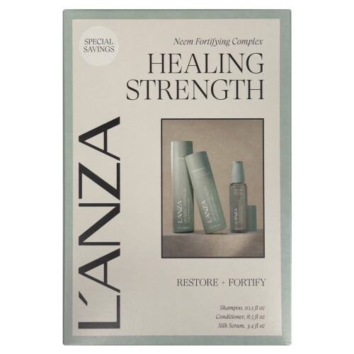 L'Anza L'Anza Healing Strength Set - Shampoo, Conditioner + Serum