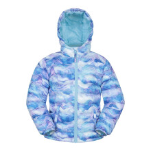 (11-12 Years, Pale Blue) Mountain Warehouse Childrens/Kids Seasons Watercolour Padded Jacket