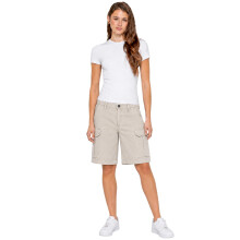 (14, Stone) Enzo Women's Cargo Shorts Regular Fit