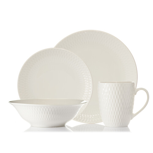 Side Plate 18cm Ceramic White Jewel Porcelain Tableware Classic Style Dining 1