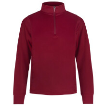 (7-8 Years, Burgundy) Finden & Hales Childrens/Kids Quarter Zip Track Top