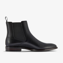 Banstead Hi Black Leather