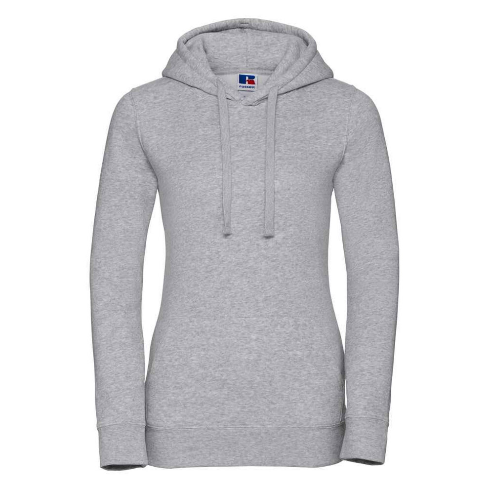 Russell Women's Mid Grey Authentic Hoodie In | Size: 16 - Image 2