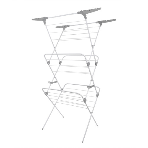 JVL 3 Tier Clothes Airer 25m Laundry Drying Rack