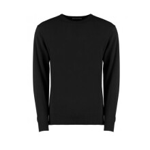 (2XL, Black) Kustom Kit Mens Regular Fit Arundel Crew Neck Sweater
