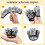 50 Halloween cake liners, spider web cups, Halloween party decorations 3